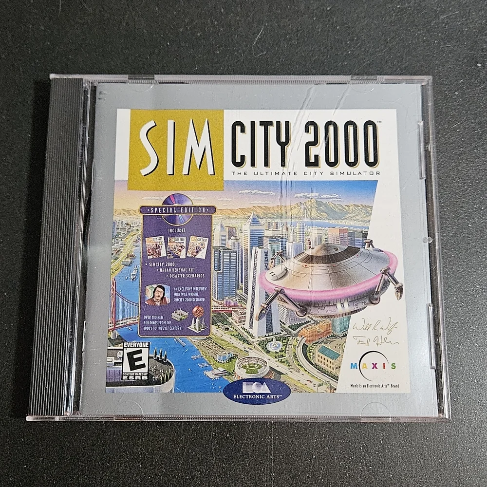 Sim City 2000 PC and Sim City 3000 Unlimited PC Disc Only